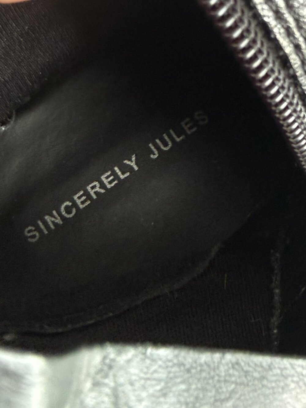 Sincerely Jules Black Chelsea Knee-High Boots Size 8.5 EUC - Picture 2 of 12